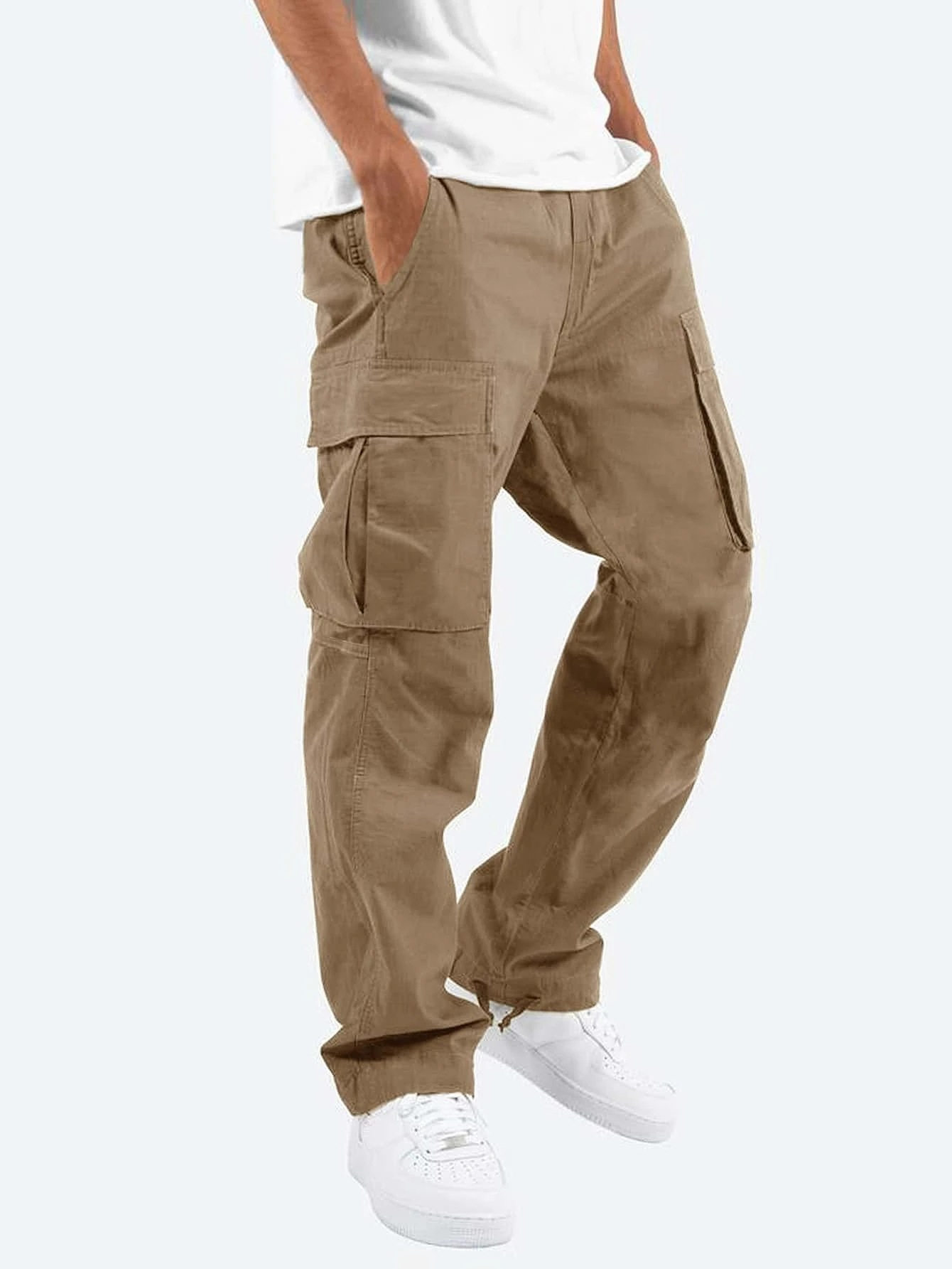 Jolt Men's Cargo Pants featuring a relaxed fit and multiple pockets for functionality and style, ideal for casual wear and outdoor activities. 0
