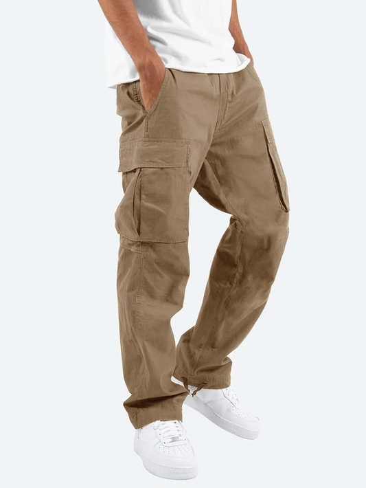 Jolt Men's Cargo Pants featuring a relaxed fit and multiple pockets for functionality and style, ideal for casual wear and outdoor activities. 0