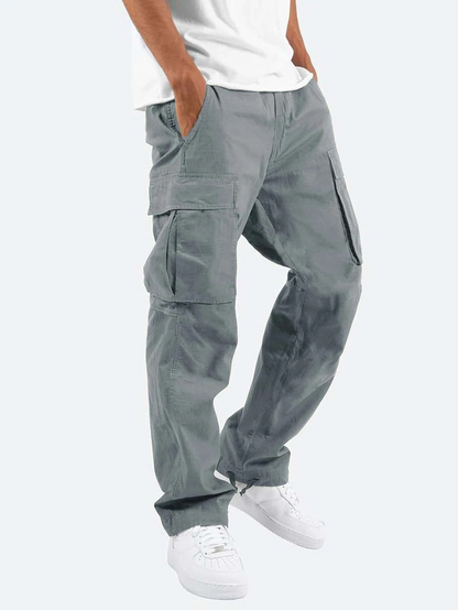 Jolt Men's Cargo Pants featuring a relaxed fit and multiple pockets for functionality and style, ideal for casual wear and outdoor activities. 2