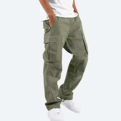 Jolt Men's Cargo Pants featuring a relaxed fit and multiple pockets for functionality and style, ideal for casual wear and outdoor activities. 3