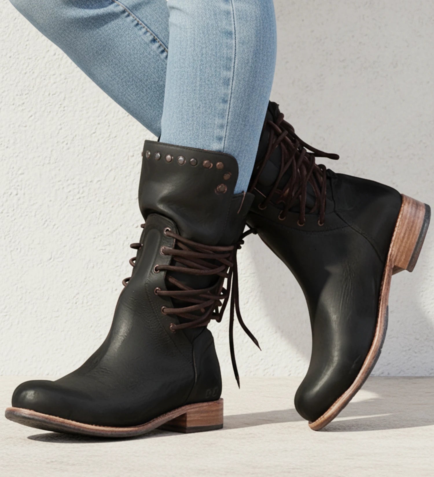 Kendra Women’s Boots featuring a stylish lace-up design and a convenient back zipper for easy wear, perfect for any casual or chic outfit. 3
