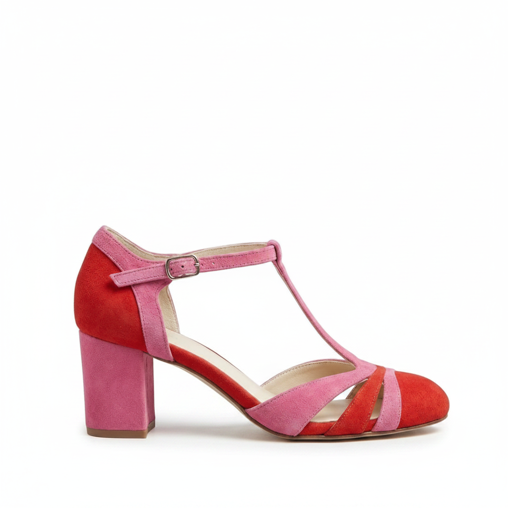 Lazariah women’s ankle strap block heel sandals featuring an adjustable fit, perfect for stylish comfort and versatility. 1