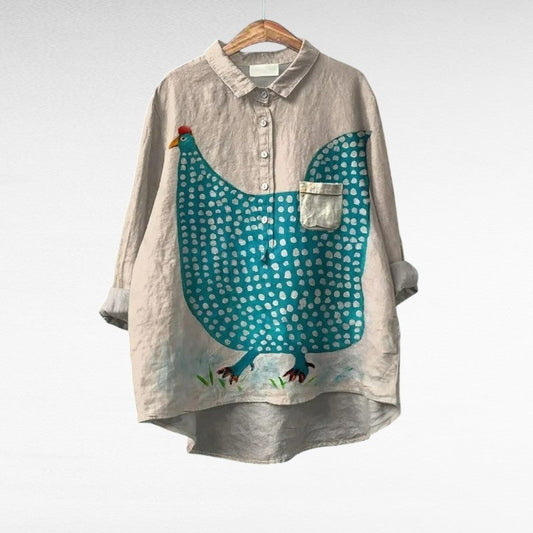 Lenora Women’s Vintage-Inspired Blouse featuring lightweight breathable fabric, perfect for stylish comfort and effortless elegance in any season. 0