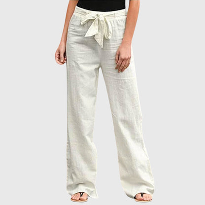 Liora Women’s Trousers featuring a comfortable loose fit and versatile design, perfect for casual or formal wear. 0