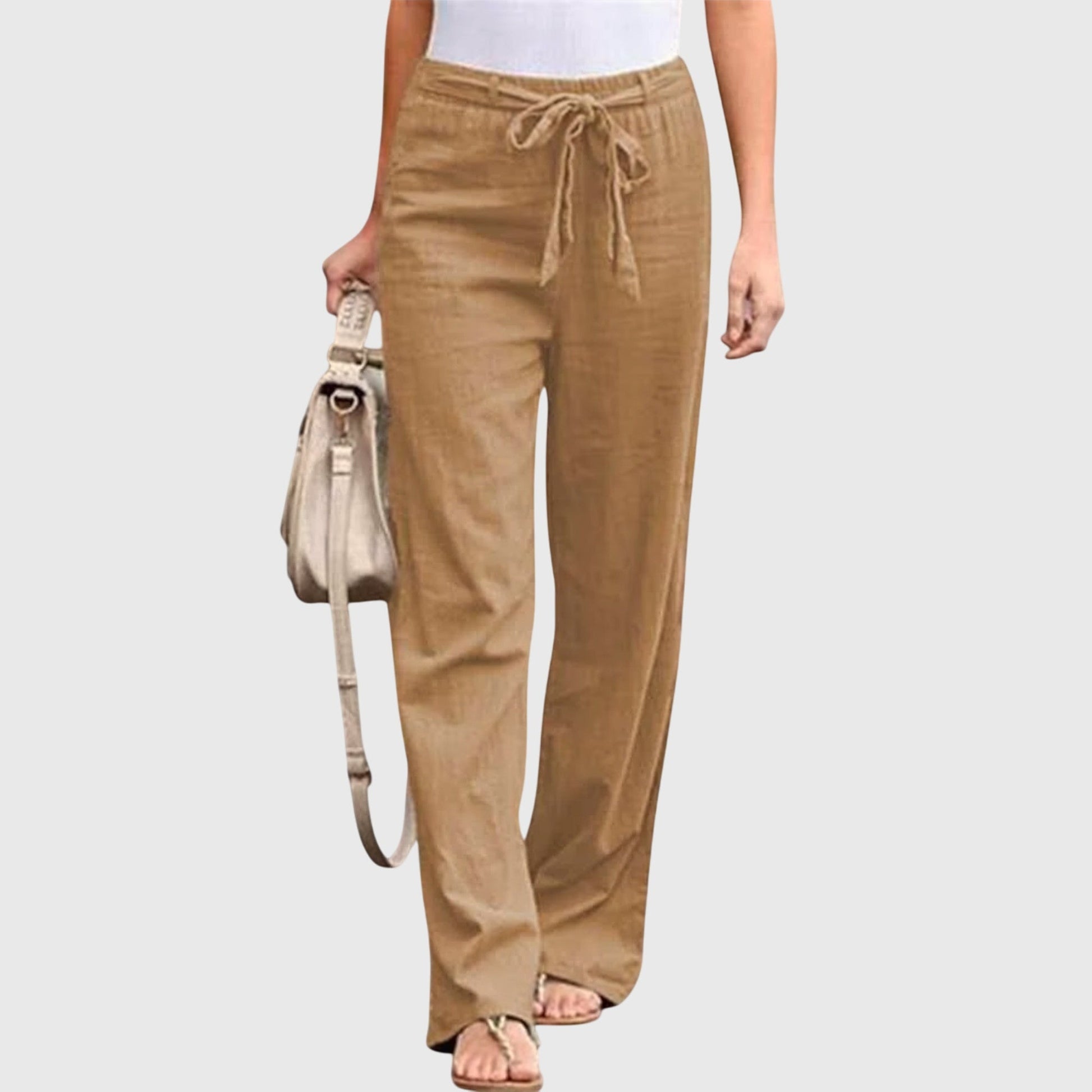 Liora Women’s Trousers featuring a comfortable loose fit and versatile design, perfect for casual or formal wear. 2