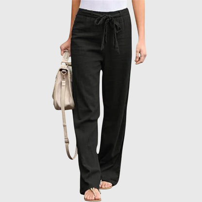 Liora Women’s Trousers featuring a comfortable loose fit and versatile design, perfect for casual or formal wear. 3