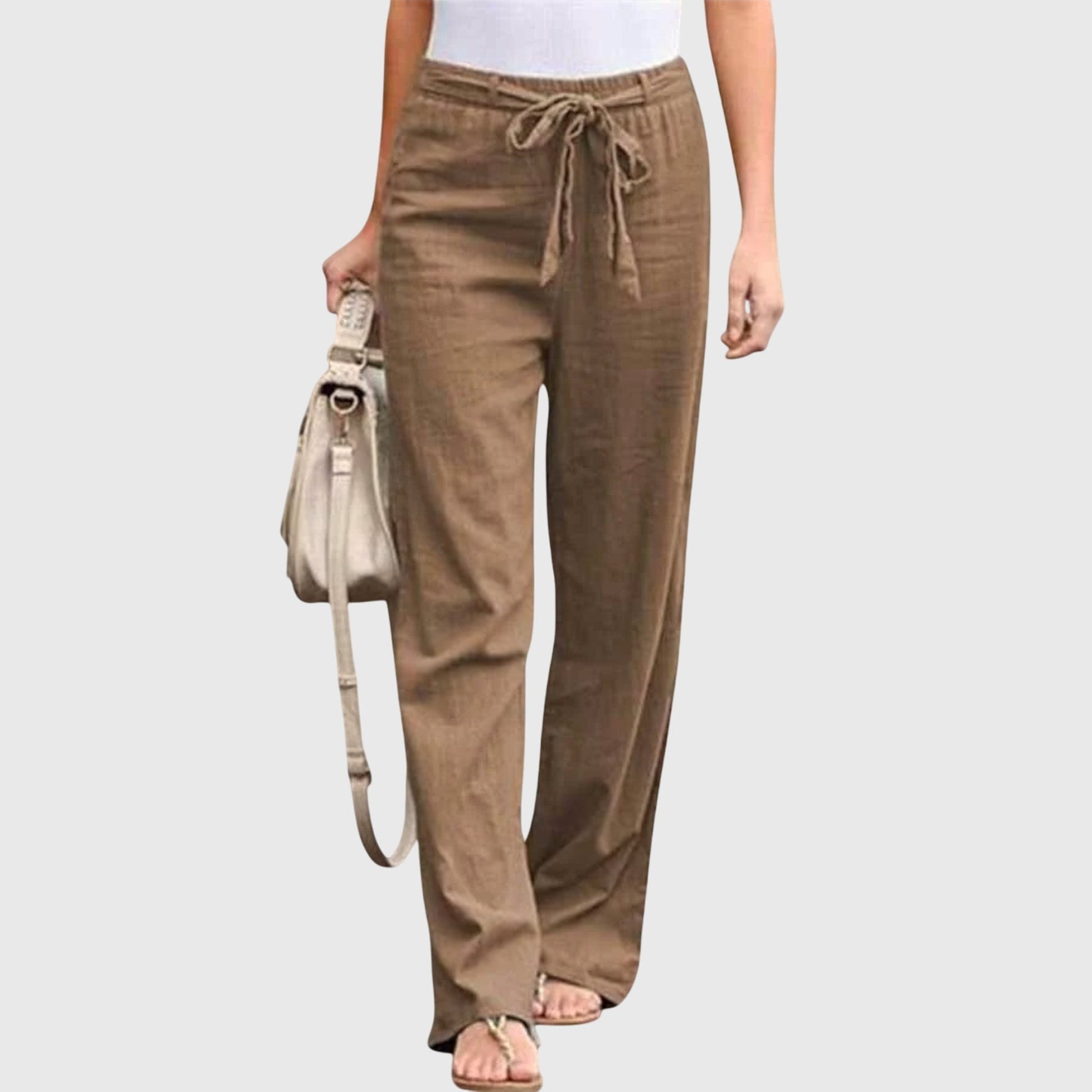 Liora Women’s Trousers featuring a comfortable loose fit and versatile design, perfect for casual or formal wear. 5