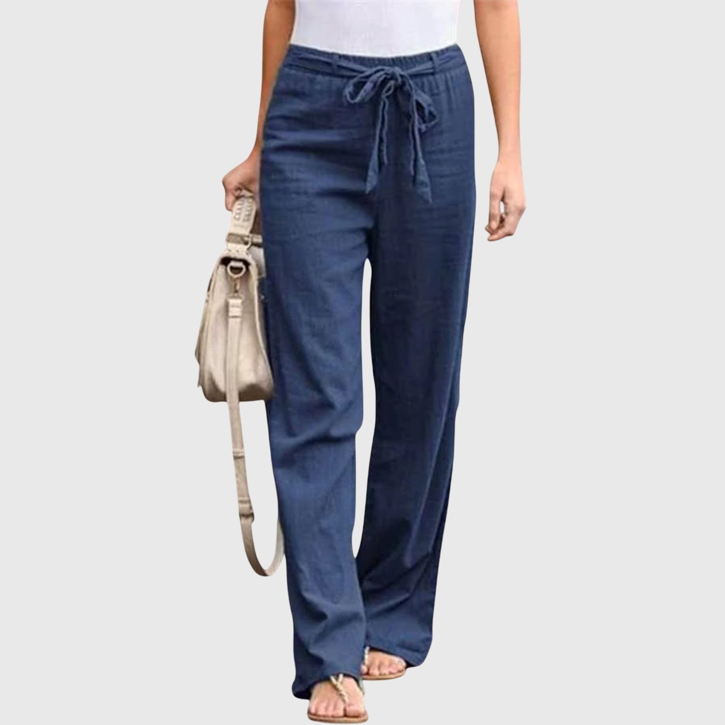 Liora Women’s Trousers featuring a comfortable loose fit and versatile design, perfect for casual or formal wear. 6