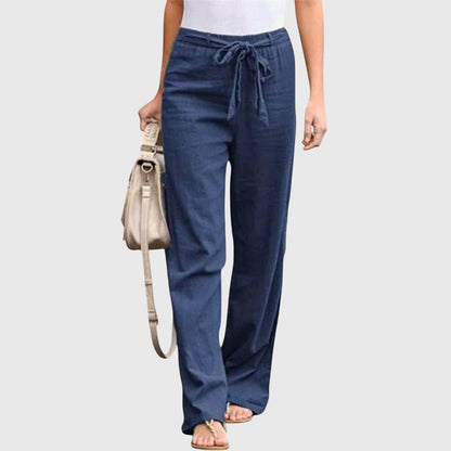 Liora Women’s Trousers featuring a comfortable loose fit and versatile design, perfect for casual or formal wear. 6