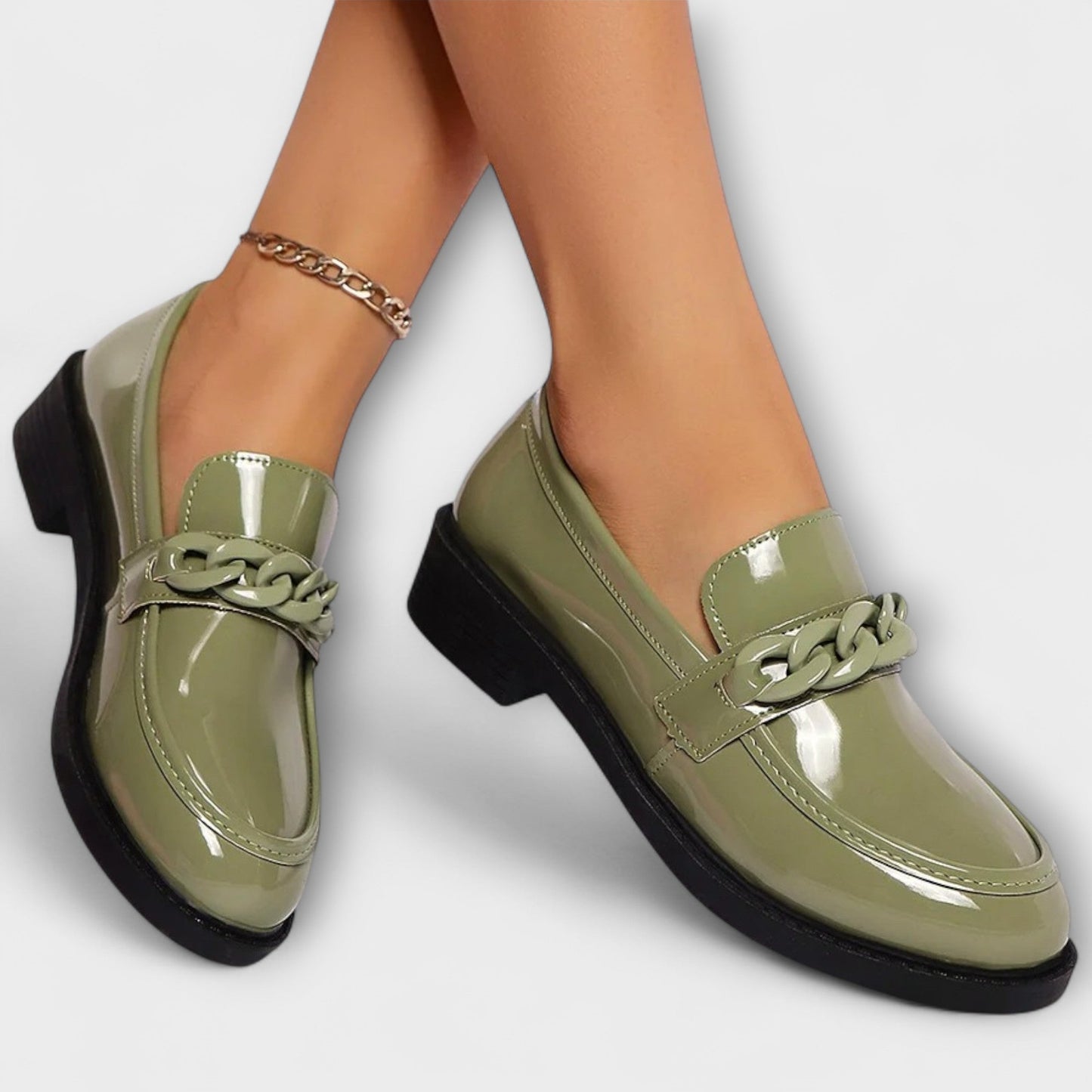 Lorie Women’s Casual Loafers featuring a round-toe design, ideal for everyday wear, with a focus on lightweight comfort and stylish versatility. 8
