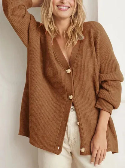 Luna Women’s Cardigan featuring soft knit fabric and an elegant design, perfect for layering and enhancing any outfit. 11