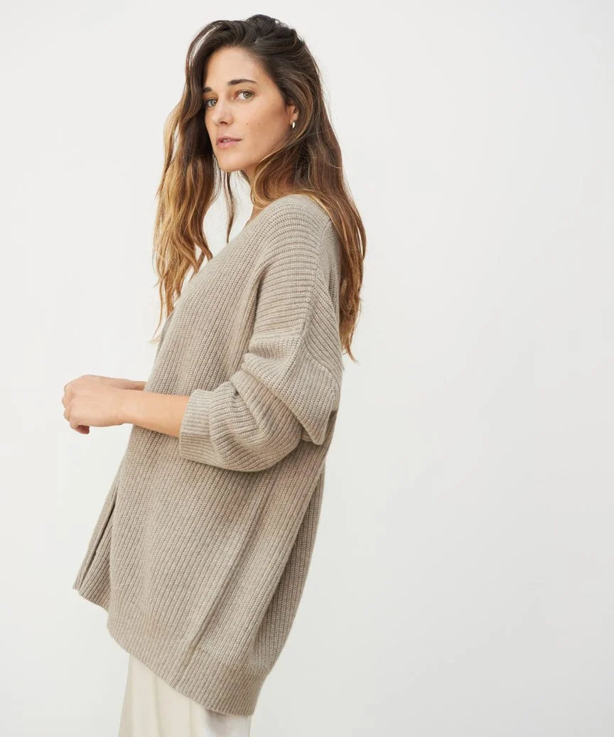 Luna Women’s Cardigan featuring soft knit fabric and an elegant design, perfect for layering and enhancing any outfit. 2
