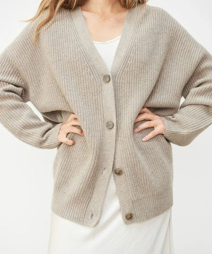Luna Women’s Cardigan featuring soft knit fabric and an elegant design, perfect for layering and enhancing any outfit. 3