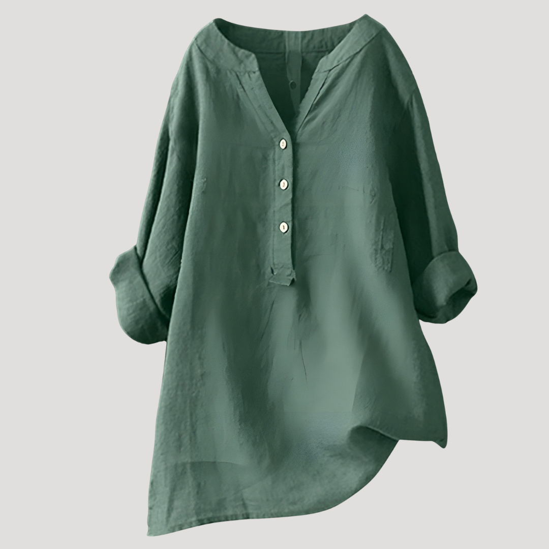 Luna Women's Tunic Top featuring a relaxed fit and longline design, perfect for casual wear and layering, available in various colors. 2