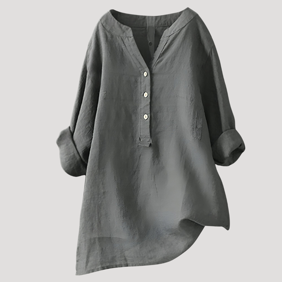 Luna Women's Tunic Top featuring a relaxed fit and longline design, perfect for casual wear and layering, available in various colors. 4
