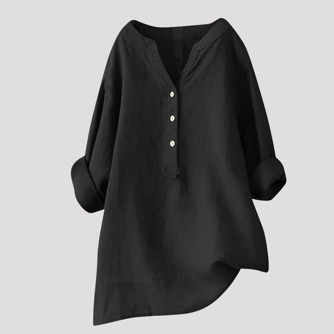 Luna Women's Tunic Top featuring a relaxed fit and longline design, perfect for casual wear and layering, available in various colors. 6