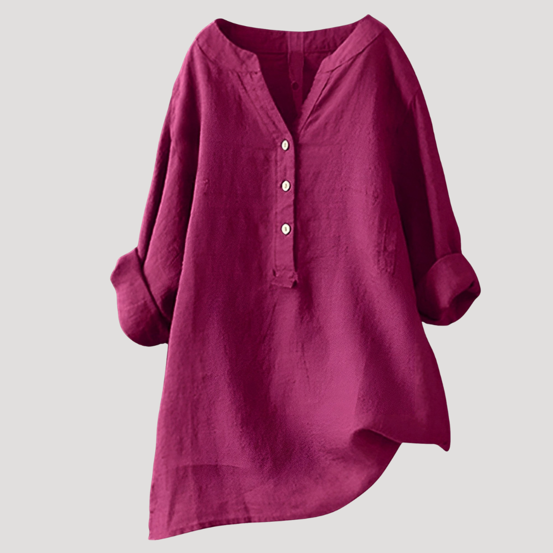 Luna Women's Tunic Top featuring a relaxed fit and longline design, perfect for casual wear and layering, available in various colors. 7