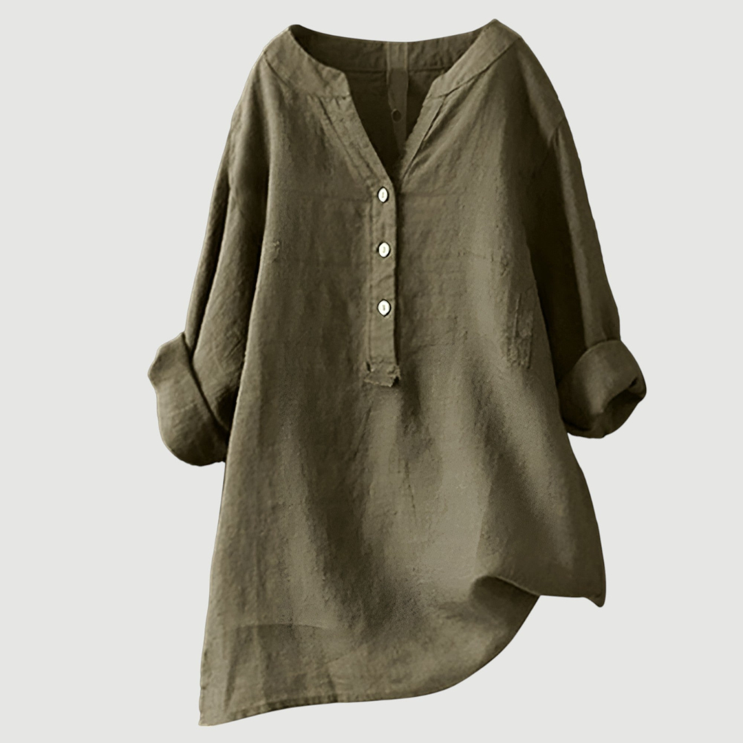 Luna Women's Tunic Top featuring a relaxed fit and longline design, perfect for casual wear and layering, available in various colors. 9