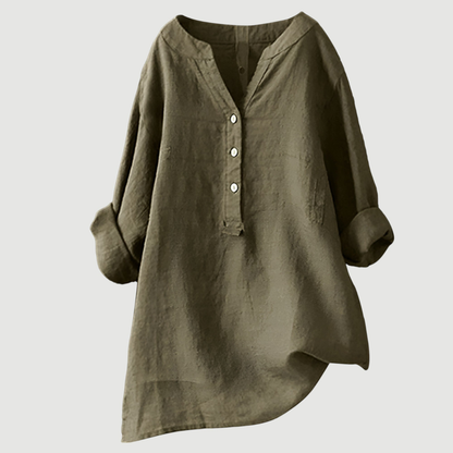 Luna Women's Tunic Top featuring a relaxed fit and longline design, perfect for casual wear and layering, available in various colors. 9