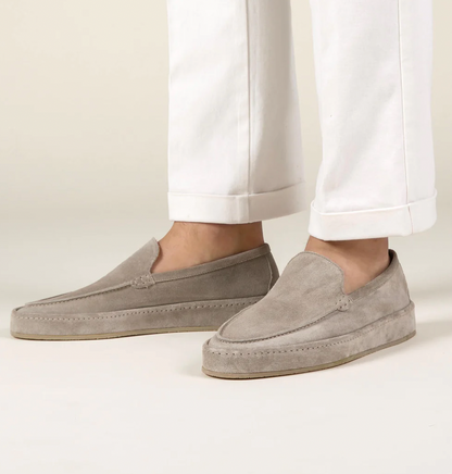 Luxe men's loafers featuring a soft cushioned sole and a stylish slip-on design, perfect for casual and formal occasions. 1