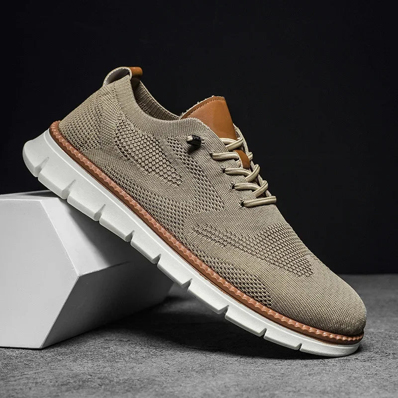 Luxe men's shoes featuring a breathable design and handcrafted elegance, perfect for style and comfort. 0