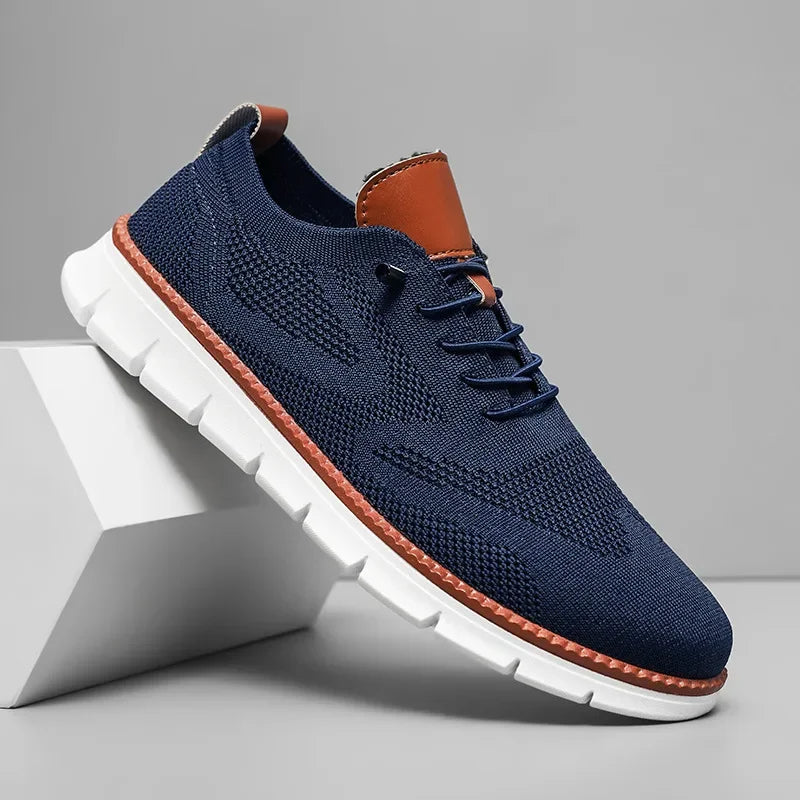 Luxe men's shoes featuring a breathable design and handcrafted elegance, perfect for style and comfort. 3