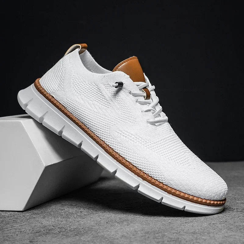 Luxe men's shoes featuring a breathable design and handcrafted elegance, perfect for style and comfort. 4
