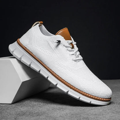 Luxe men's shoes featuring a breathable design and handcrafted elegance, perfect for style and comfort. 4