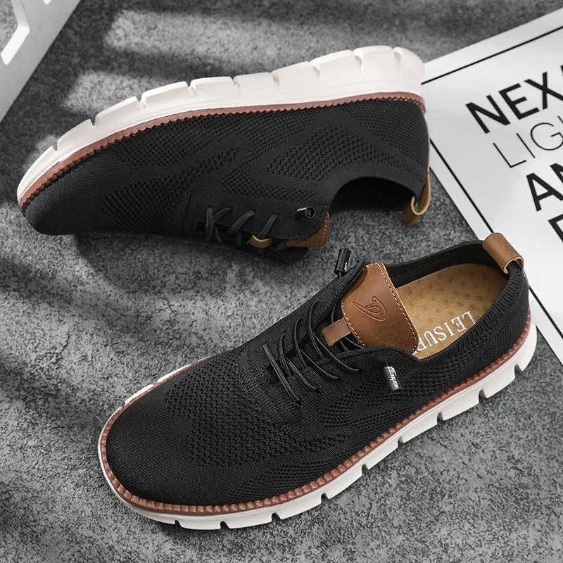 Luxe men's shoes featuring a breathable design and handcrafted elegance, perfect for style and comfort. 6