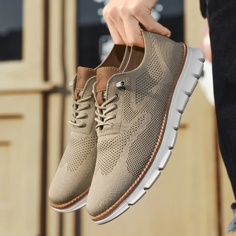 Luxe men's shoes featuring a breathable design and handcrafted elegance, perfect for style and comfort. 7