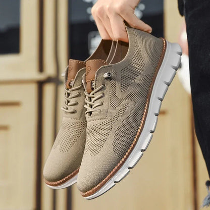 Luxe men's shoes featuring a breathable design and handcrafted elegance, perfect for style and comfort. 7