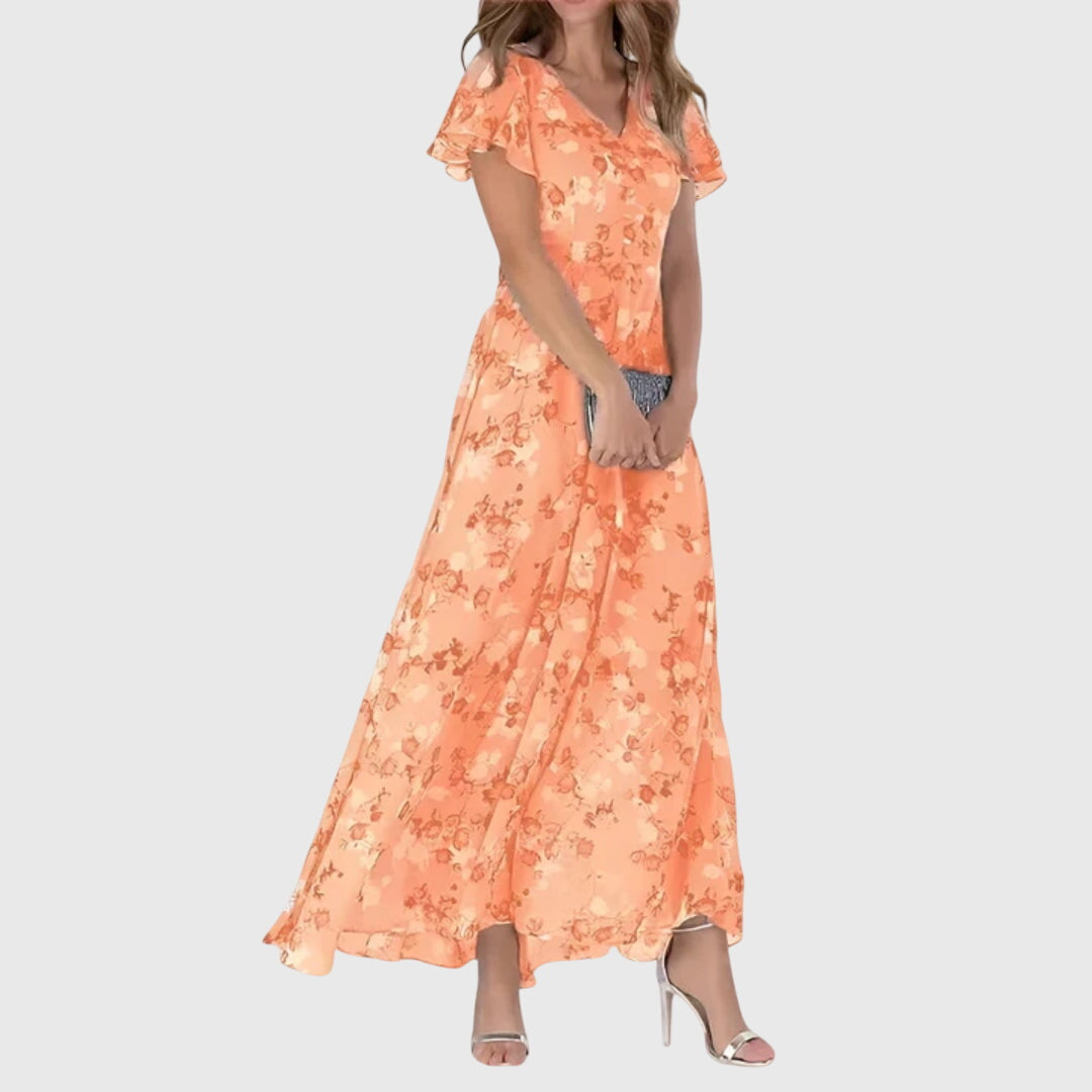 Luxe women’s formal dress featuring a flattering tailored design, perfect for elegant occasions and special events. 0