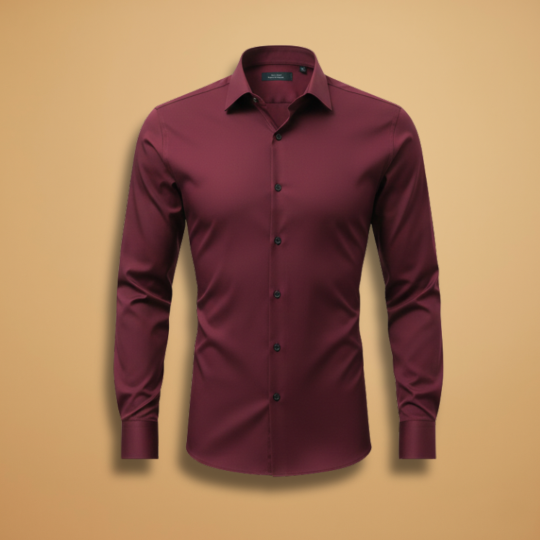 mens dress shirts red Maverick Men's Dress Shirt
