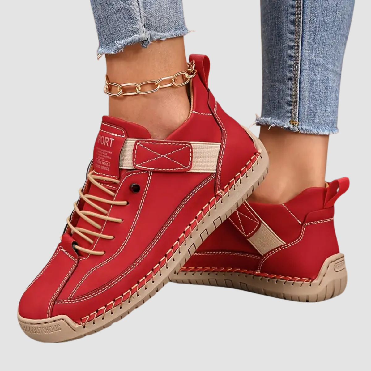 Meya Men’s Sneakers featuring elastic panels and a wide toe box designed for all-day comfort and support. 6