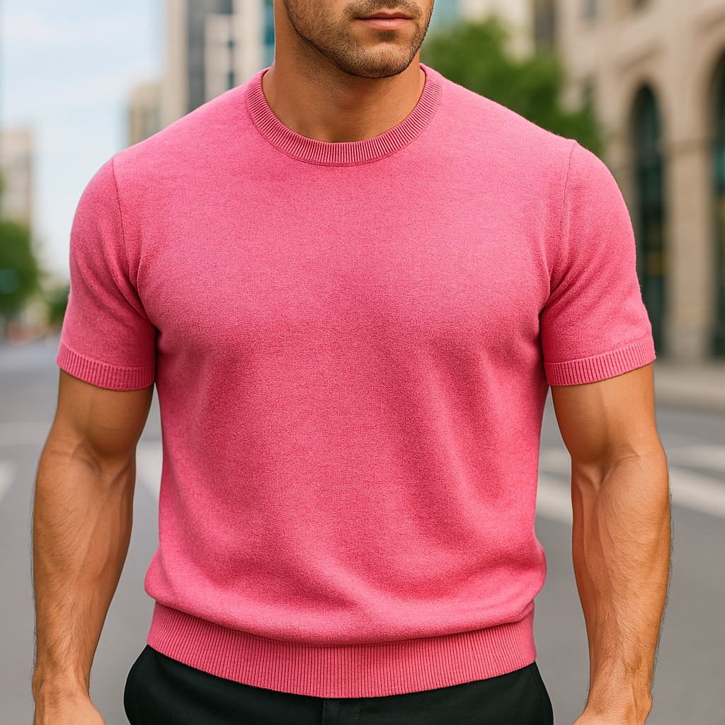 Milo Men’s T-Shirt featuring a soft merino wool blend, ideal for comfort and style, available in various sizes and colors. 0