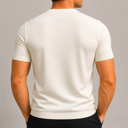 Men’s T-Shirt with Crew Neck, Short Sleeves and Slim Fit