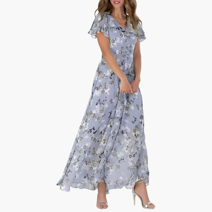 Mira Women’s Midi Dress featuring a round neck and sleeveless design, perfect for casual and formal occasions, showcasing a stylish and elegant silhouette. 1