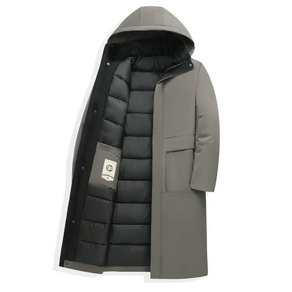Nash Women's Hooded Long Winter Coat featuring a fully quilted design for maximum warmth and comfort in cold weather. 3