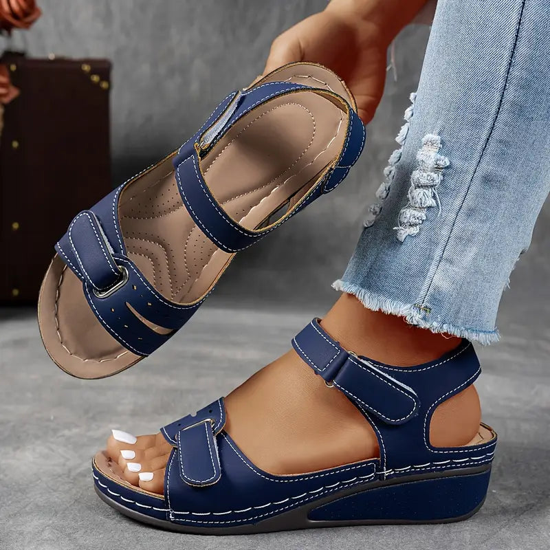 Nina Women's Sandals featuring orthopedic cushioning and an adjustable strap design for ultimate comfort and support. 3