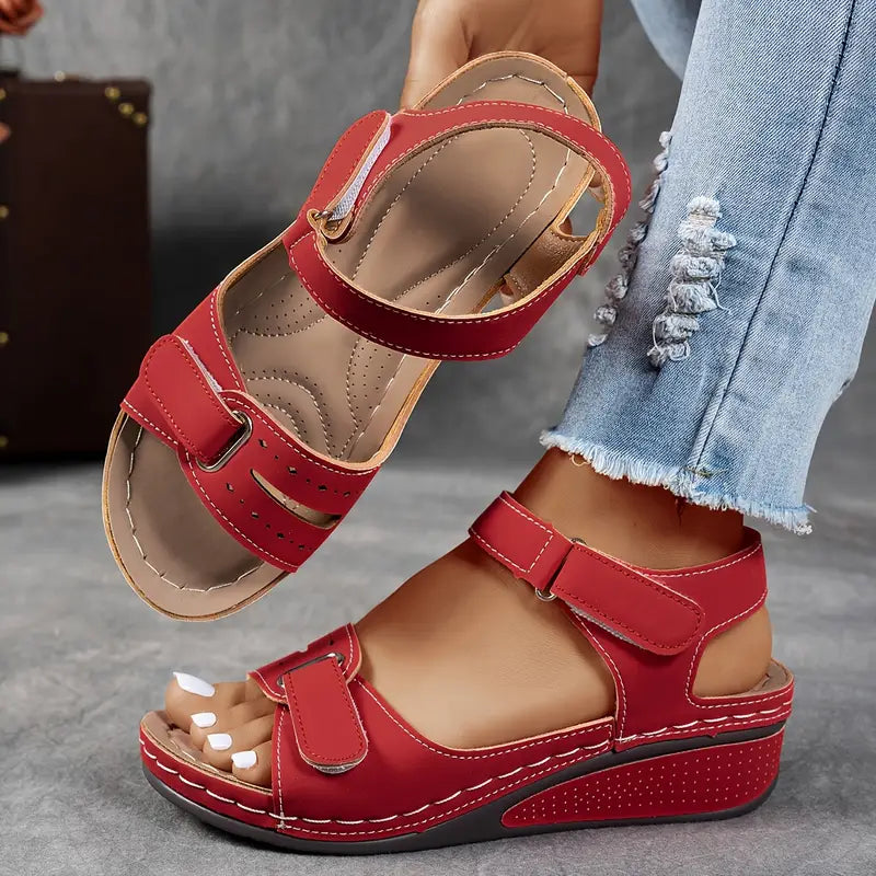 Nina Women's Sandals featuring orthopedic cushioning and an adjustable strap design for ultimate comfort and support. 5