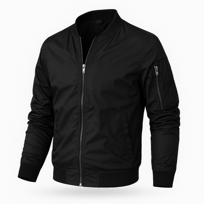 Noble men's jacket featuring a classic cut, designed for style and comfort, equipped with functional pockets for convenience. 3