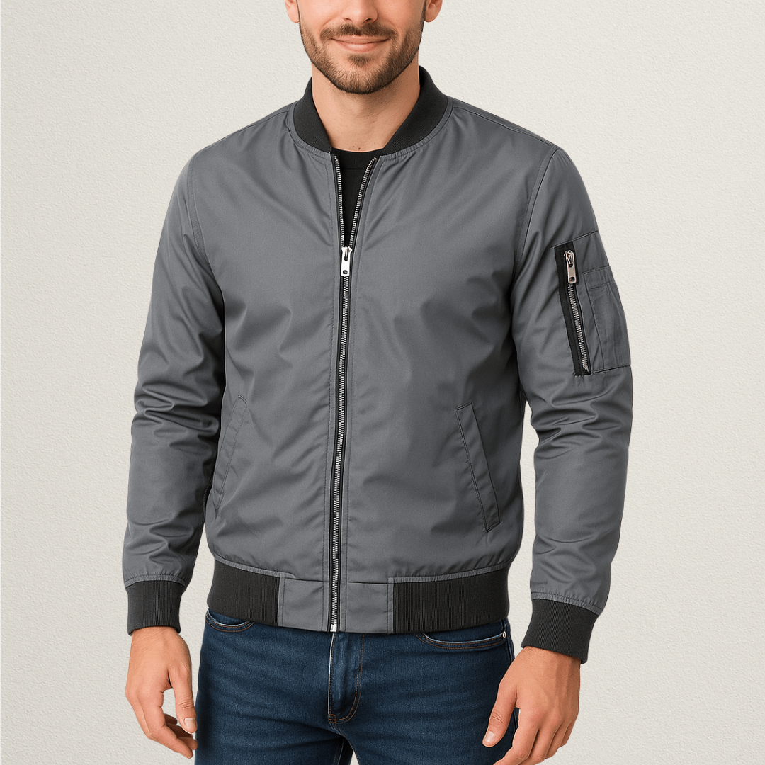 Noble men's jacket featuring a classic cut, designed for style and comfort, equipped with functional pockets for convenience. 4