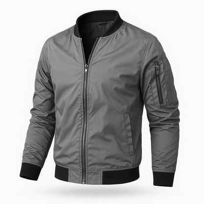 Noble men's jacket featuring a classic cut, designed for style and comfort, equipped with functional pockets for convenience. 5