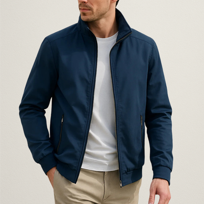 Noble Men's Jacket featuring a windproof design and straight fit, ideal for stylish outdoor protection. 1
