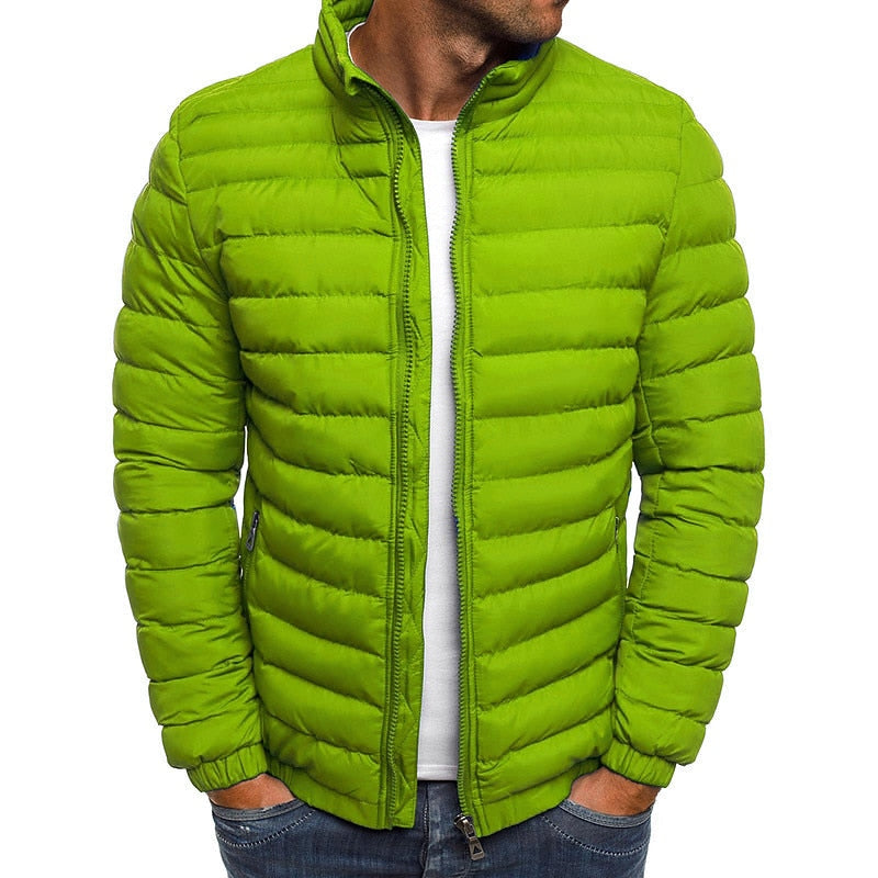 Noble Men's Puffer Jacket in sleek black, featuring a lightweight quilted design and modern fit, perfect for winter wear and outdoor activities. 3