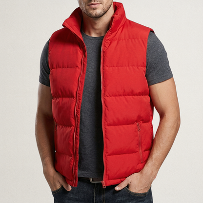 Noble men's vest featuring a modern cut, designed for style and comfort, equipped with practical pockets for everyday convenience. 4