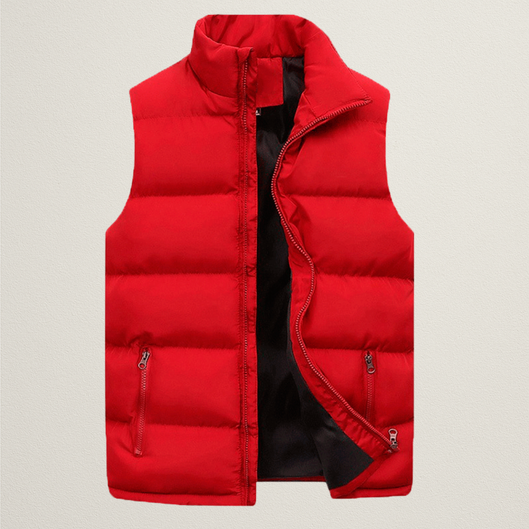 Noble men's vest featuring a modern cut, designed for style and comfort, equipped with practical pockets for everyday convenience. 5