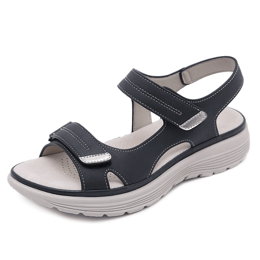 Oasis Women’s Sandals featuring arch support and a cushioned sole, designed for all-day comfort and style. 0