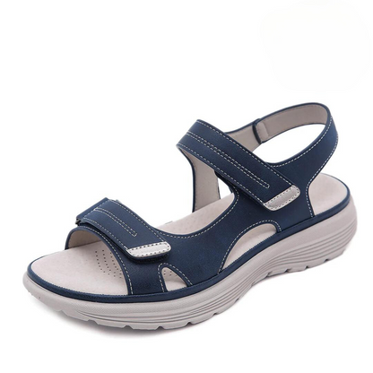 Oasis Women’s Sandals featuring arch support and a cushioned sole, designed for all-day comfort and style. 1