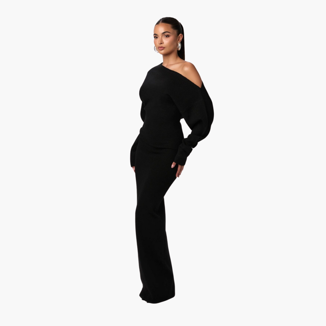Opal Women's Cocktail Dress featuring an elegant off-shoulder design and a flattering fit, perfect for formal events and special occasions. 0